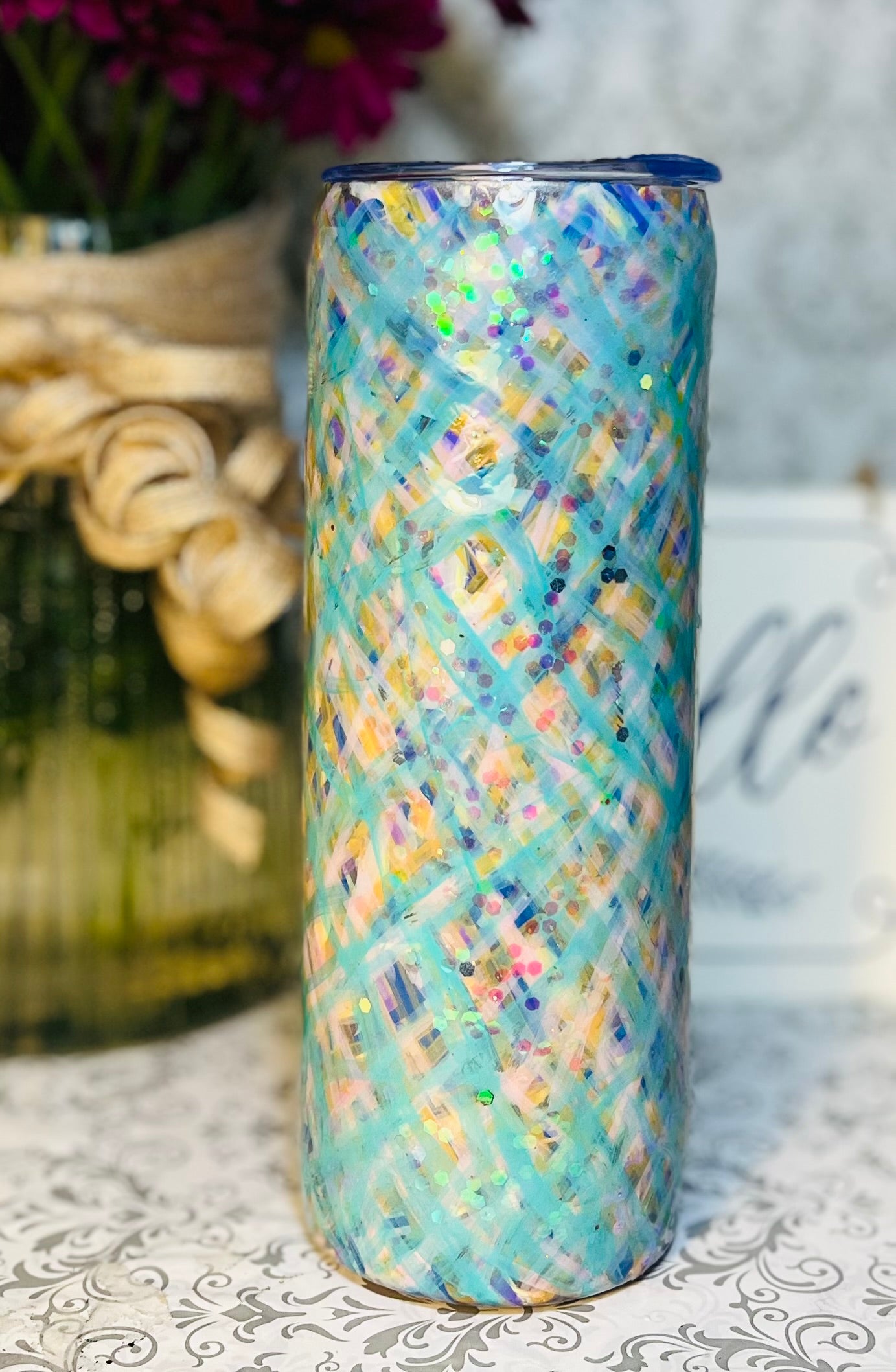 “The Sunlit Cowgirl” Custom Art Tumbler