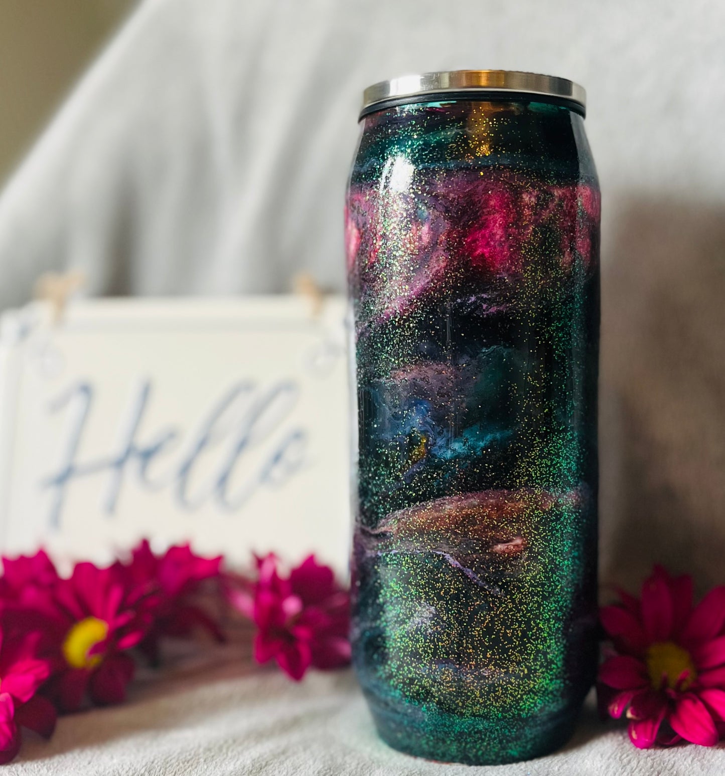 Galaxy Resin Art Tumbler