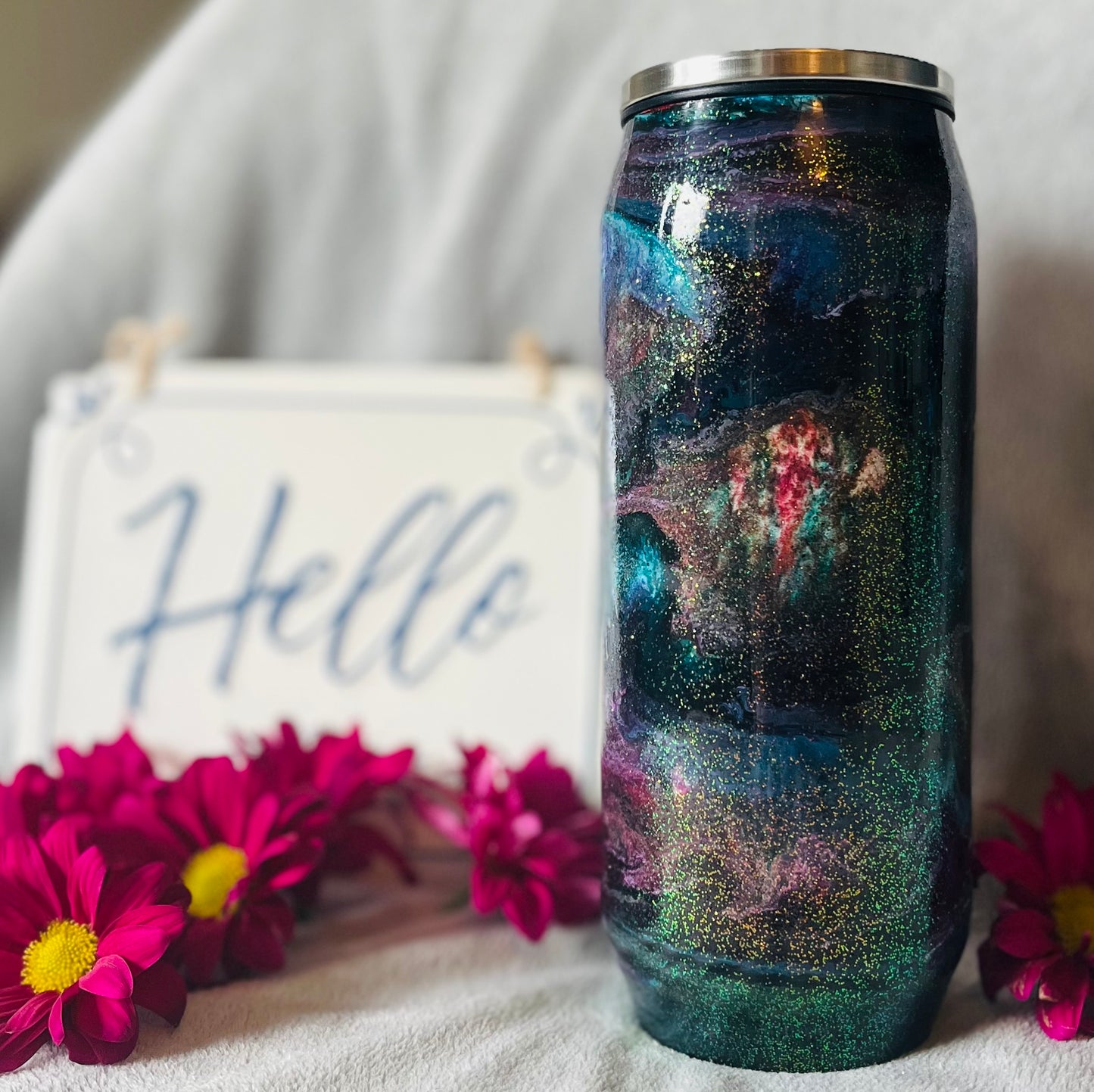 Galaxy Resin Art Tumbler