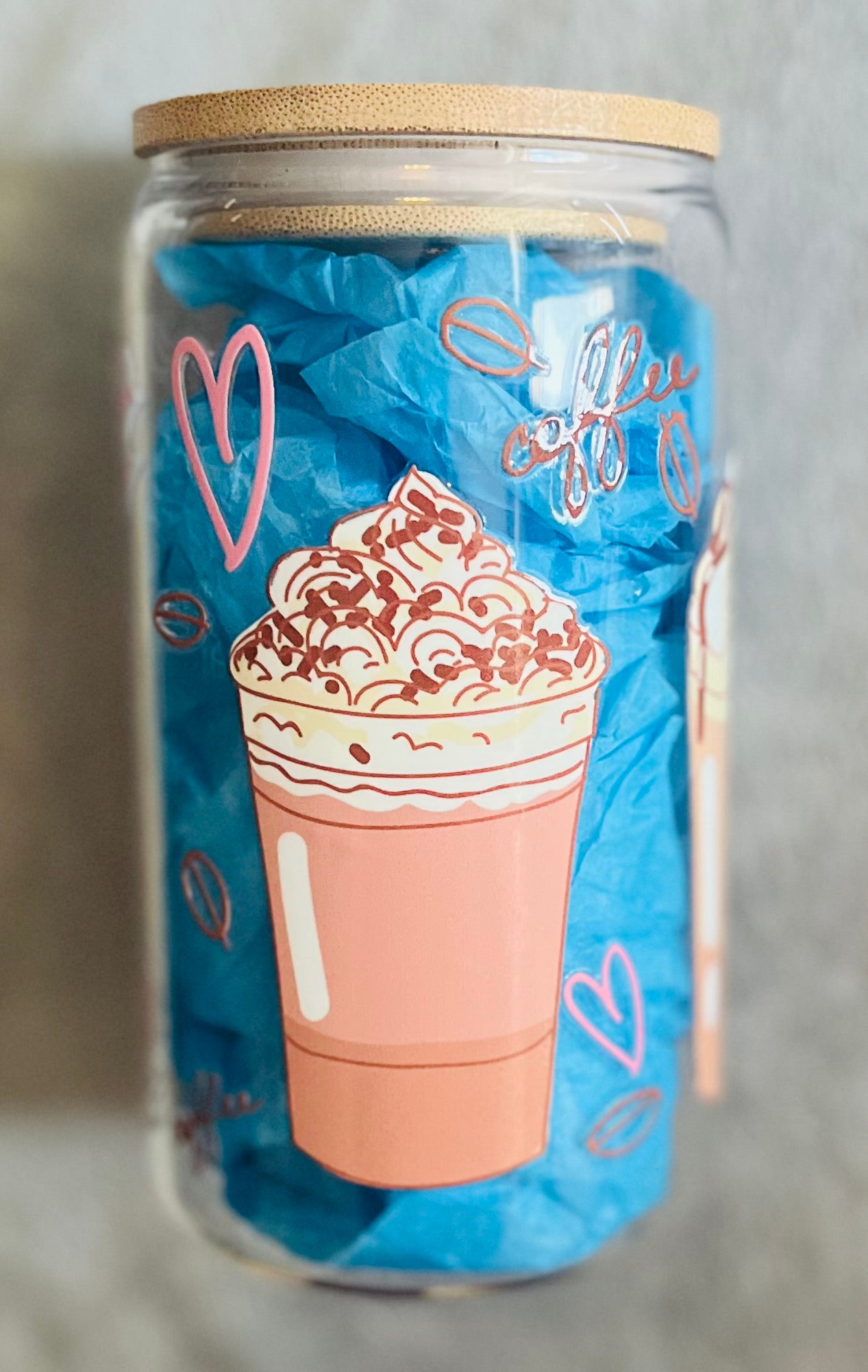 Coffee Decal Glass Mug