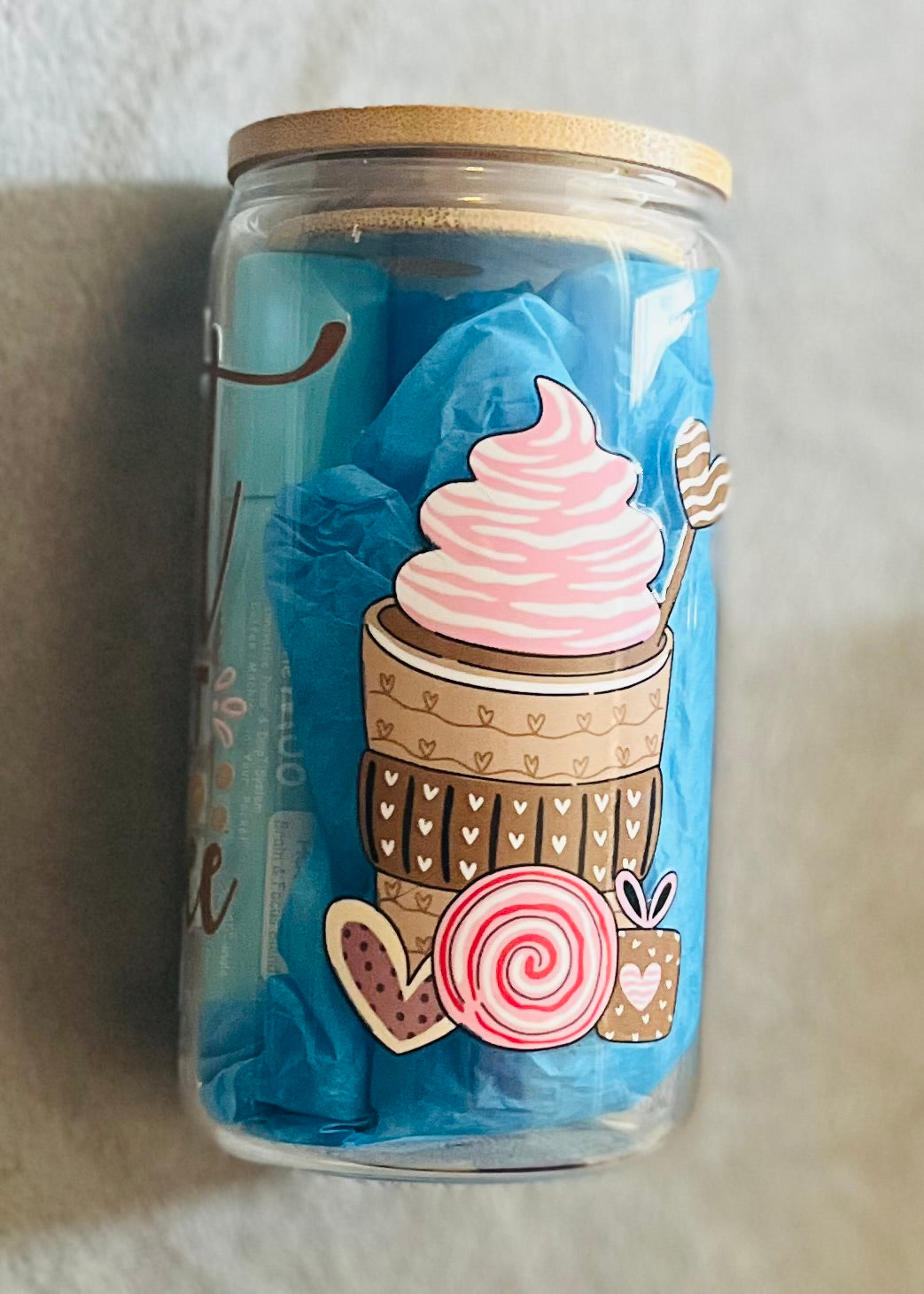 Coffee Decal Glass Mug