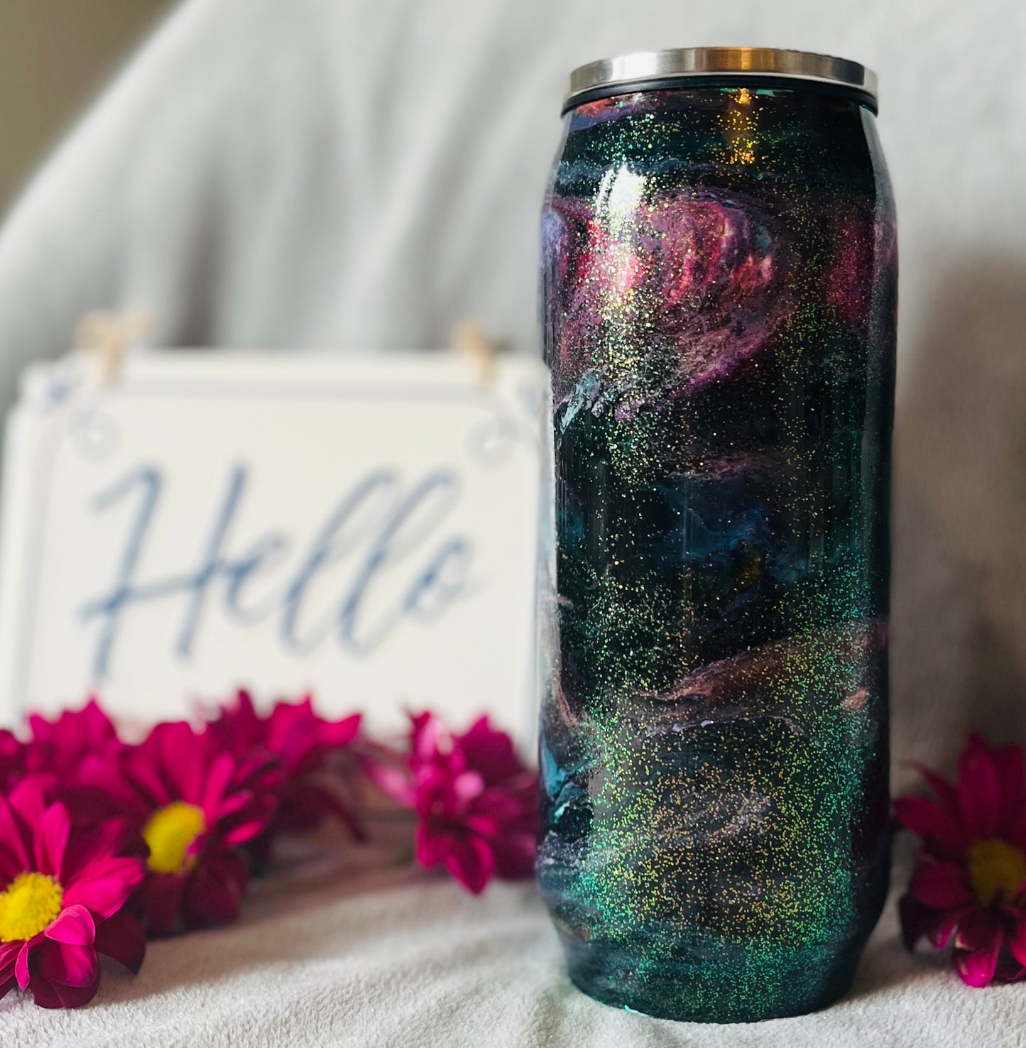 Galaxy Resin Art Tumbler